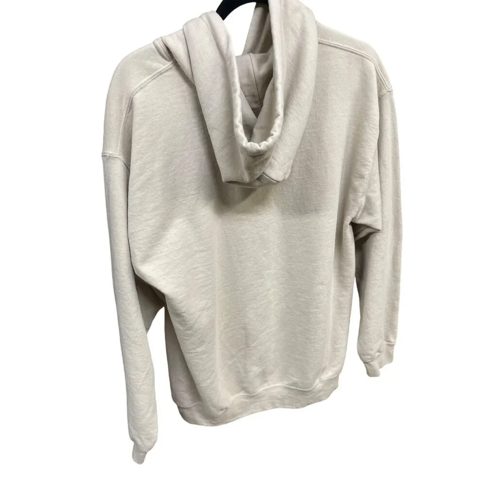 Goodie Two Sleeves Hoodie Graphic Misunderstood Beige Essentials Size Unisex M - Picture 3 of 3